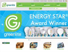 Tablet Screenshot of greenlite.ca